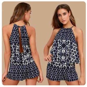 BB Dakota open back Vaughn romper